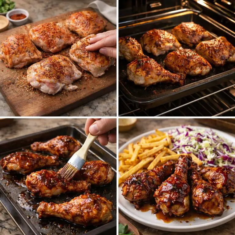 Sticky Garlic Chicken Drumsticks with Corn Rice
