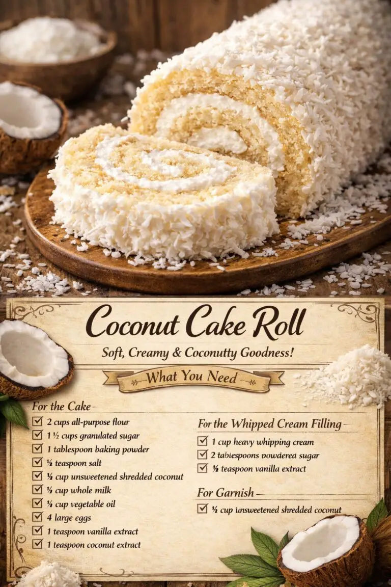 Coconut Cake Roll