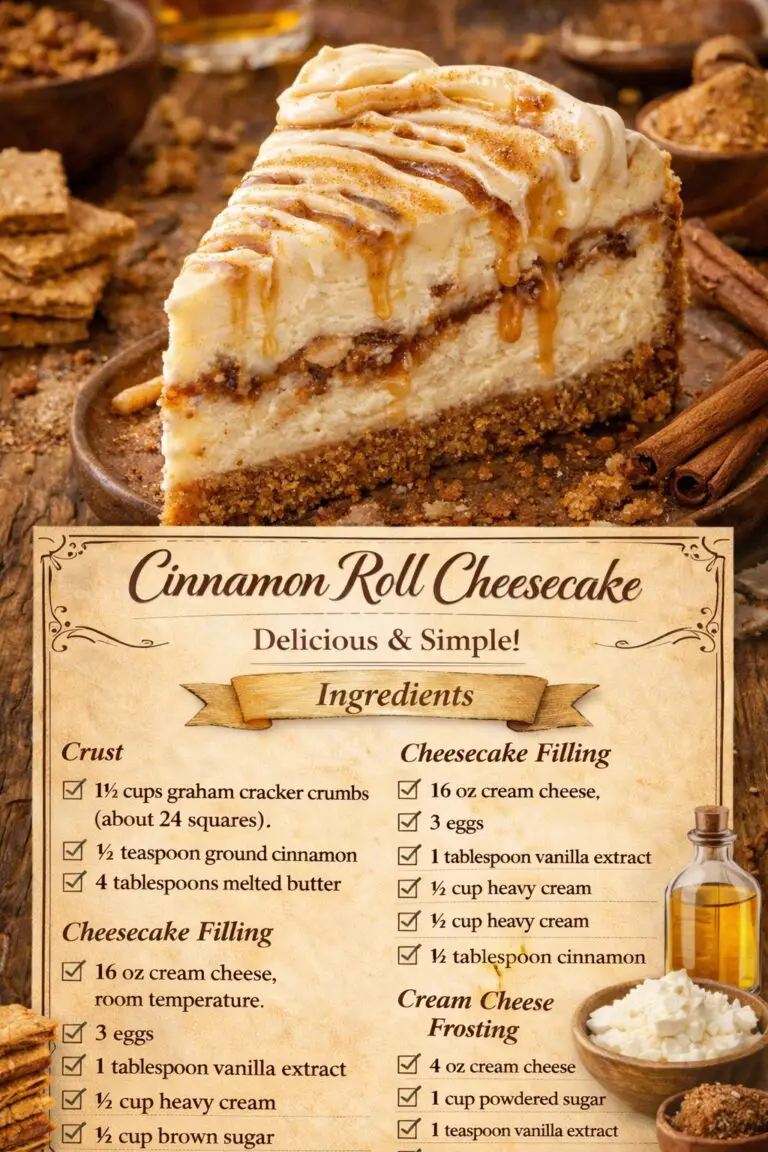 Cinnamon Roll Cheesecake