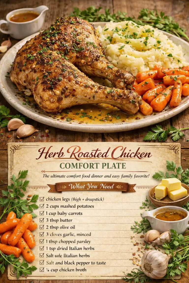 Herb Roasted Chicken Comfort Plate