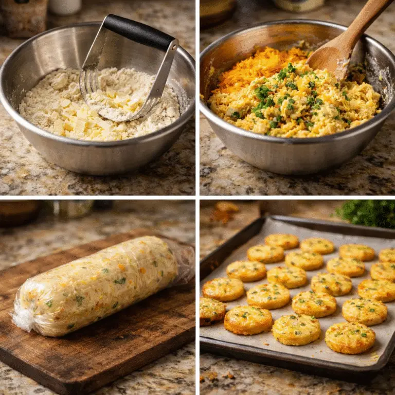 Cheesy Jalapeño Shortbread Crackers: Buttery, Crispy Homemade Snack