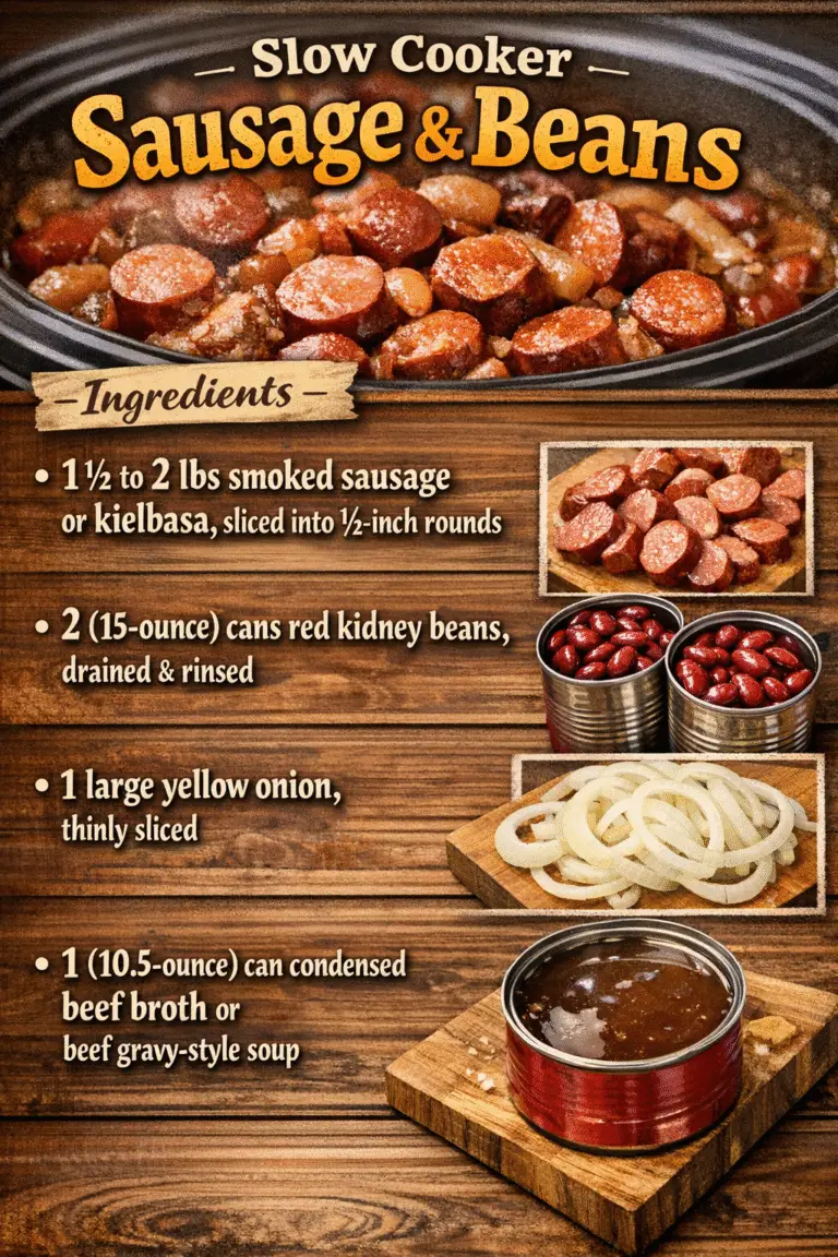 Slow Cooker Sausage and Beans – Ultimate Hearty Comfort Meal