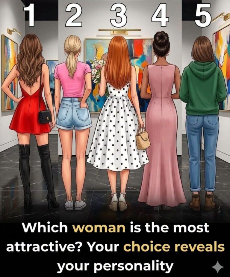 Which Woman Do You Notice First? A Fun Personality Reflection