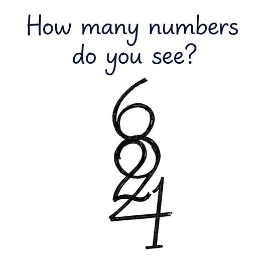 How Many Numbers Do You See? What Your Answer Might Reveal About Your Mind