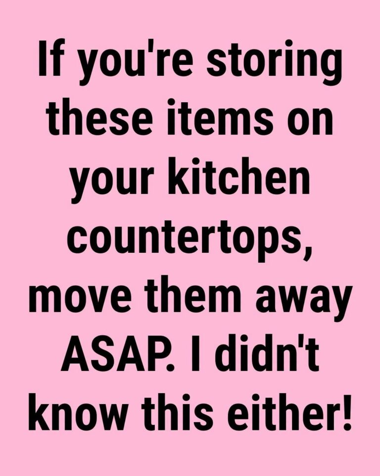 10 Things You Shouldn’t Be Storing on Your Kitchen Countertop